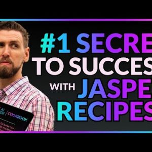 #1 Secret to Success with Jasper AI Recipes