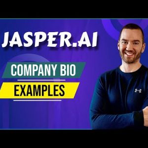 Company Bio (AI Generated) Jasper.ai Company Bio Template